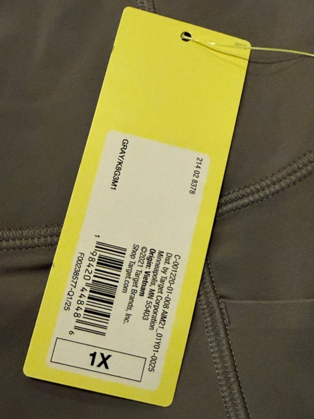 all in motion Gray High-Waist Leggings with Side Pockets - Picture 2 of 12
